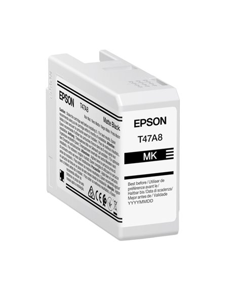 Epson Cartuccia Nero Matte T47A8 per UltraChrome Pro 10 _50ml C13T47A80N EPSON INKJET