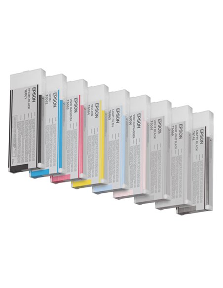 TANICA INCHIOSTRO A PIGMENTI NERO LIGHT LIGHT EPSON ULTRA-CHROME K3 220ML C13T606900 EPSON PRODOTTI PER STAMPANTI GRAFICHE