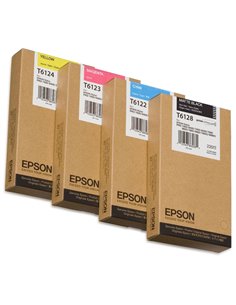 TANICA INCHIOSTRO A PIGMENTI GIALLO EPSON ULTRACHROME (220ML). C13T612400