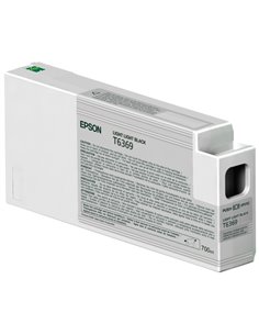 TANICA INCHIOSTRO A PIGMENTI NERO LIGHT-LIGHT EPSON ULTRACHROME HDR(700ML). C13T636900 EPSON PRODOTTI PER STAMPANTI GRAFICHE