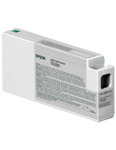 TANICA INCHIOSTRO A PIGMENTI NERO LIGHT-LIGHT EPSON ULTRACHROME HDR(700ML). C13T636900 EPSON PRODOTTI PER STAMPANTI GRAFICHE