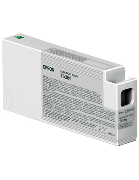 TANICA INCHIOSTRO A PIGMENTI NERO LIGHT-LIGHT EPSON ULTRACHROME HDR(700ML). C13T636900 EPSON PRODOTTI PER STAMPANTI GRAFICHE