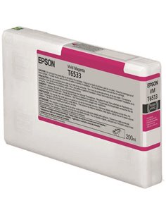TANICA INCHIOSTRO A PIGMENTI VIVID-MAGENTA EPSON ULTRACHROME HDR (200 ML) C13T653300 EPSON PRODOTTI PER STAMPANTI GRAFICHE