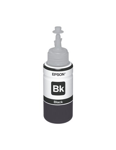 CARTUCCIA INCHIOSTRO T6641 NERO INK IN BOTTLE 70ML C13T664140 EPSON INKJET