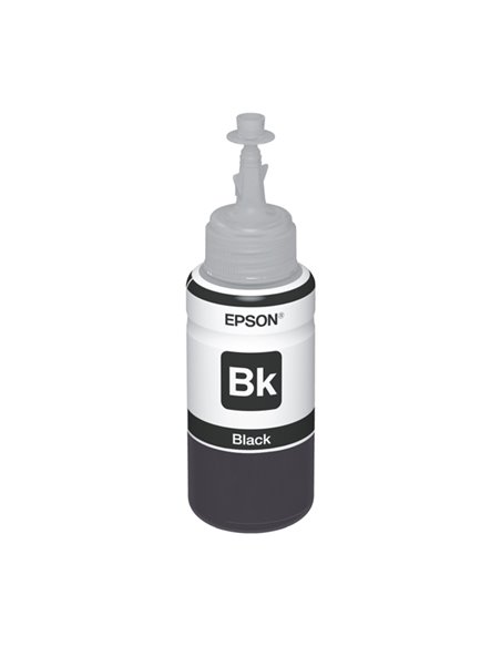 CARTUCCIA INCHIOSTRO T6641 NERO INK IN BOTTLE 70ML C13T664140 EPSON INKJET