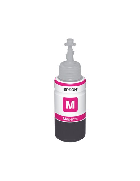 CARTUCCIA INCHIOSTRO T6643 MAGENTA INK IN BOTTLE 70ML C13T664340 EPSON INKJET