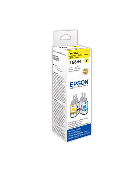 CARTUCCIA INCHIOSTRO T6644 GIALLO INK IN BOTTLE 70ML C13T664440 EPSON INKJET