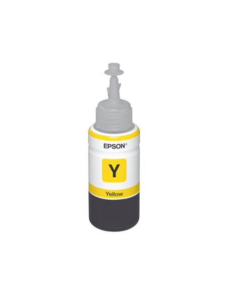 CARTUCCIA INCHIOSTRO T6644 GIALLO INK IN BOTTLE 70ML C13T664440 EPSON INKJET