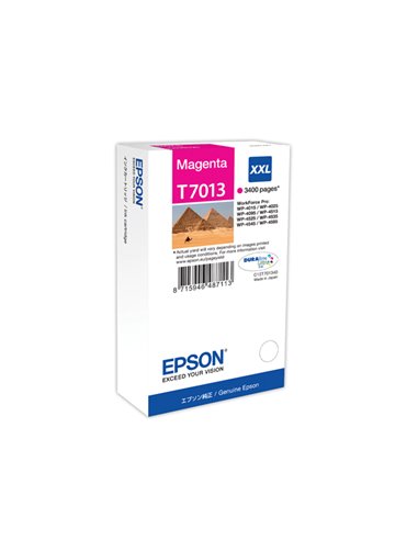 TANICA INCHIOSTRO A PIGMENTI MAGENTA EPSON DURABRITE ULTRA, XXL C13T70134010 EPSON INKJET