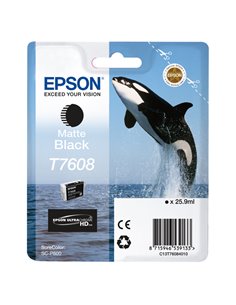 CARTUCCIA INCHIOSTRO A PIGM. NERO MATTE T7608 C13T76084N10 EPSON PRODOTTI PER STAMPANTI GRAFICHE