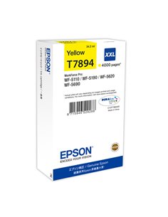 TANICA INCHIOSTRO A PIGMENTI GIALLO EPSON DURABRITE ULTRA SERIE T789 XXL C13T789440