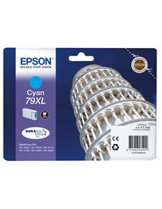 TANICA INCH. A PIGMENTI CIANO DURABRITE ULTRA SERIE 79XL/ TORRE DI PISA BLISTER C13T79024010