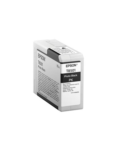 CARTUCCIA INCHIOSTRO A PIGMENTI NERO PHOTO T850100 C13T850100 EPSON PRODOTTI PER STAMPANTI GRAFICHE