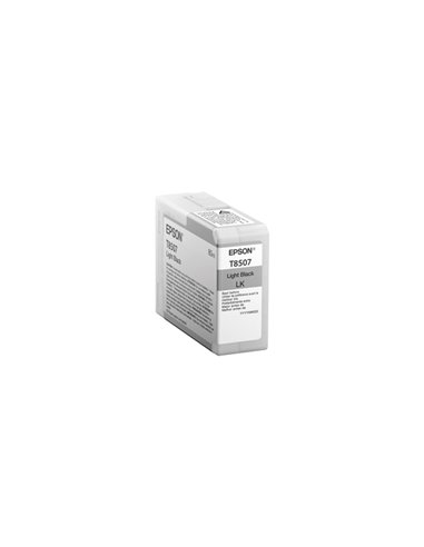 CARTUCCIA INCHIOSTRO A PIGMENTI NERO LIGHT T850700 C13T850700 EPSON PRODOTTI PER STAMPANTI GRAFICHE
