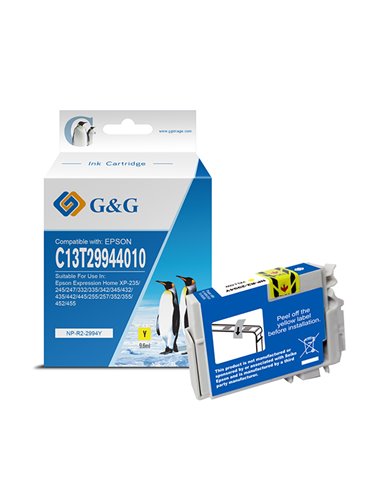 Cartuccia ink compatibile GG Giallo per Epson Xpression Home P-235 NP-R2-2994Y