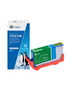 Cartuccia ink compatibile GG Ciano per HP OfficeJet 8012/8014/8015/8017 NH-R00912XLC