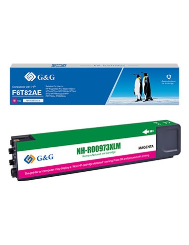 Cartuccia ink compatibile GG Magenta per HP PageWide Pro 452dn/452dw/477dn/477 NH-R00973XLM(PG)