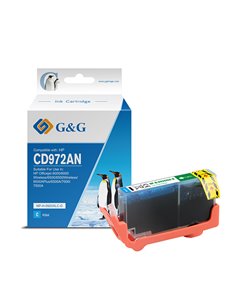 Cartuccia ink compatibile GG Ciano per HP officejet 6000/6500/7000/7500A NP-H-0920XLC-D