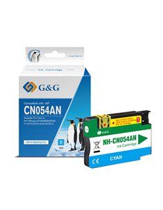 Cartuccia ink compatibile GG Ciano per HP Officejet 6100/6600/6700 NP-H-0933XLC-D