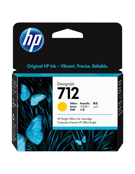 Cartuccia Inchiostro Giallo HP Designjet 712 29-ml 3ED69A