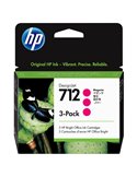 Confezione da 3 cartucce HP di inchiostro magenta DesignJet HP 712 da 29 ml 3ED78A