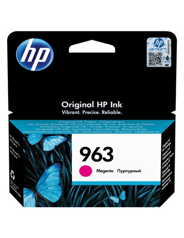Cartuccia inchiostro Magenta HP963 per Hp OfficeJet 9000 serie 3JA24AE