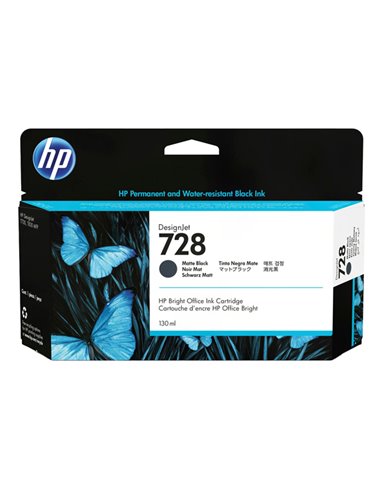 Hp Cartuccia inchiostro nero opaco DesignJet 728 da 130 ml 3WX25A HP PRODOTTI PER STAMPANTI GRAFICHE
