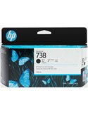 Hp Cartuccia ink DesignJet 738 Nero -130ml 498N4A