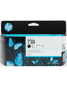Hp Cartuccia ink DesignJet 738 Nero -130ml 498N4A HP PRODOTTI PER STAMPANTI GRAFICHE