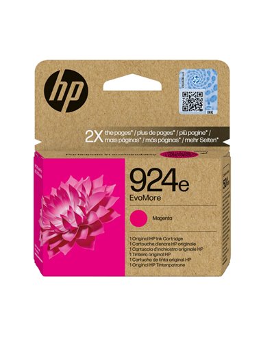 Hp Cartuccia Ink Magenta_ 924e EvoMore_800 pag 4K0U8NE HP INKJET