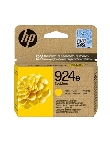 Hp Cartuccia Ink Giallo_ 924e EvoMore_800 pag 4K0U9NE HP INKJET
