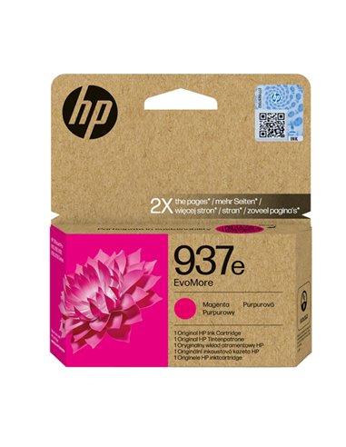 Hp Cartuccia Ink Magenta _ 937e EvoMore_1.650 pag 4S6W7NE