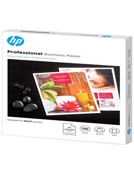 Confezione da 150 fogli carta per getto d'inchiostro HP opaca professionale A4 7MV79A HP INKJET