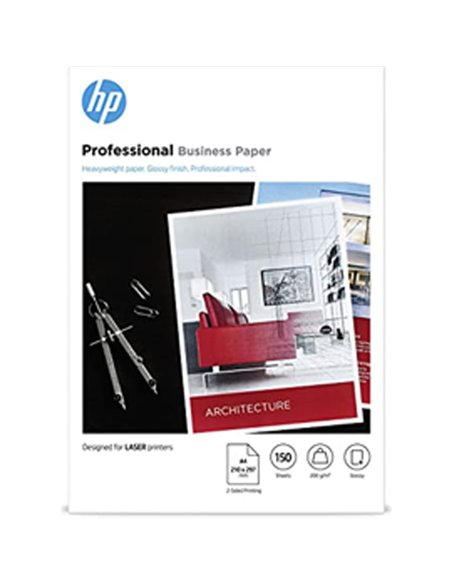 Confezione da 150 fogli A4 carta fotografica lucida professionale per laser 7MV83A HP INKJET