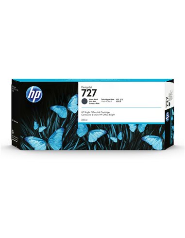 CARTUCCIA D'INCHIOSTRO HP NR. 727 300-ML NERO MATTE DESIGNJET C1Q12A HP PRODOTTI PER STAMPANTI GRAFICHE