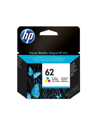 CARTUCCIA A GETTO D'INCHIOSTRO HP N. 62 TRI-COLOR C2P06AE HP INKJET