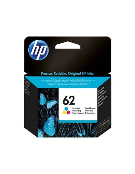 CARTUCCIA A GETTO D'INCHIOSTRO HP N. 62 TRI-COLOR C2P06AE HP INKJET