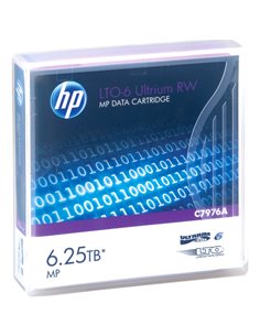 CARTUCCIA DATI HP ULTRIUM LTO-6 6,25 TB MP RW C7976A HP DATA CARTRIDGE