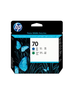 TESTINA DI STAMPA HP 70 AZZURRO E VERDE C9408A HP PRODOTTI PER STAMPANTI GRAFICHE