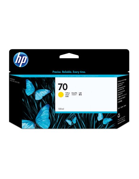 CARTUCCIA D'INCHIOSTRO HP 70 GIALLO CON INCHIOSTRO HP VIVERA C9454A HP PRODOTTI PER STAMPANTI GRAFICHE