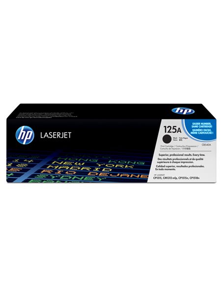CARTUCCIA DI STAMPA PER STAMPANTI HP COLOR LASERJET NERO TONER COLORSPHERE CB540A HP PRODOTTI PER LASER