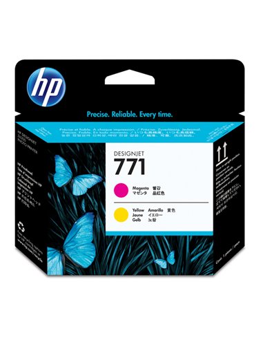 TESTINA DI STAMPA DESIGNJET HP 771 MAGENTA GIALLO CE018A HP PRODOTTI PER STAMPANTI GRAFICHE