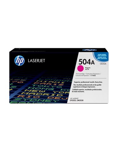 TONER MAGENTA LASERJET CE253A PRINT CARTRIDGE WITH COLORSPHERE CE253A HP PRODOTTI PER LASER
