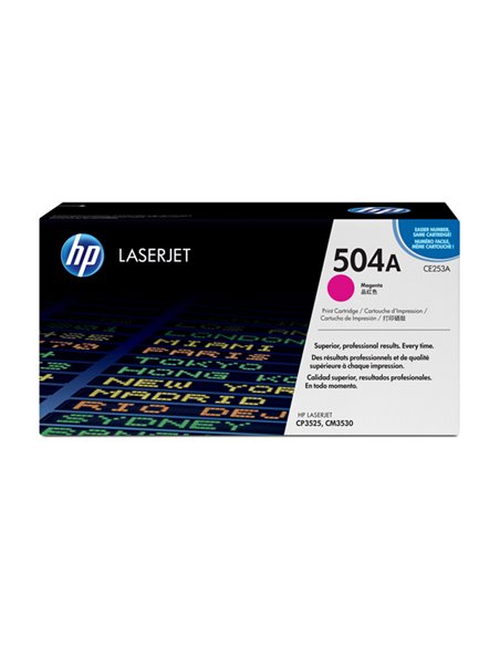 TONER MAGENTA LASERJET CE253A PRINT CARTRIDGE WITH COLORSPHERE CE253A HP PRODOTTI PER LASER