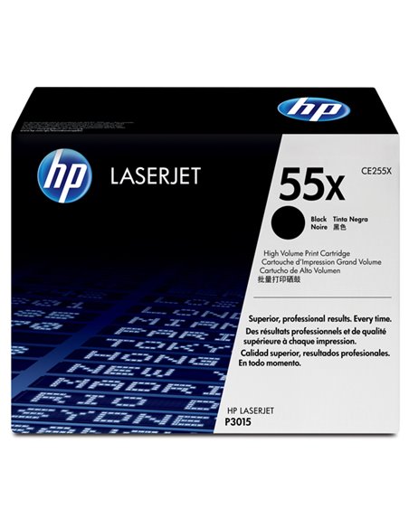 TONER NERO HP LASERJET P-3015DN 12.500PG CE255X