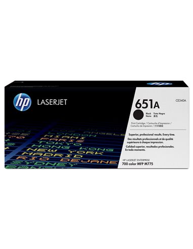 HP 651A TONER CARTRIDGE NERO CE340A HP PRODOTTI PER LASER