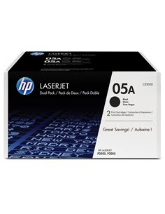 SCATOLA DI 2 CARTUCCE DI STAMPA HP LASERJET HP NR. 05A CE505D HP PRODOTTI PER LASER