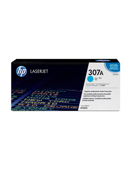 TONER CIANO HP LASERJETCP 5220 CE741A HP PRODOTTI PER LASER