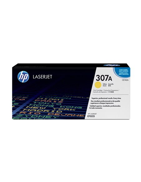 TONER GIALLO HP LASERJETCP 5220 CE742A HP PRODOTTI PER LASER