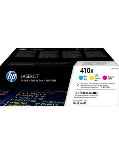 CONFEZIONE DA 3 CARTUCCE C/M/Y HP410X CF252XM HP PRODOTTI PER LASER